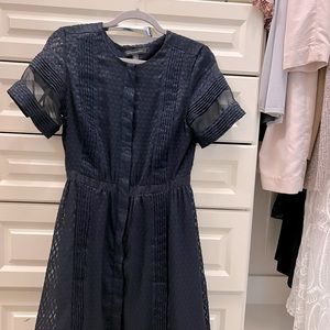 Banana republic navy dress